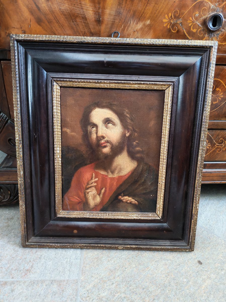 Dipinto, Cristo Benedicente del XVIII secolo-photo-2
