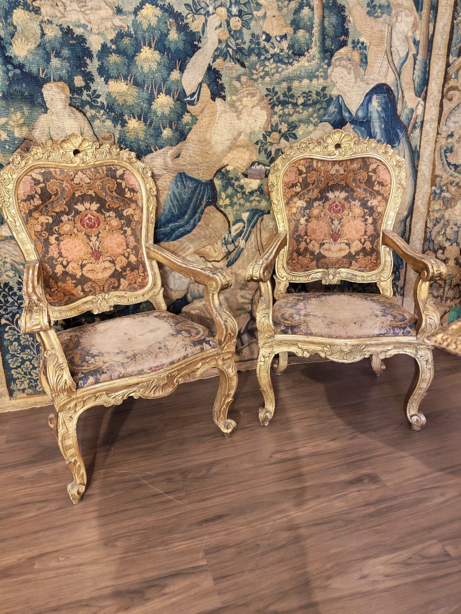 Coppia di poltrone, Roma, epoca: 600