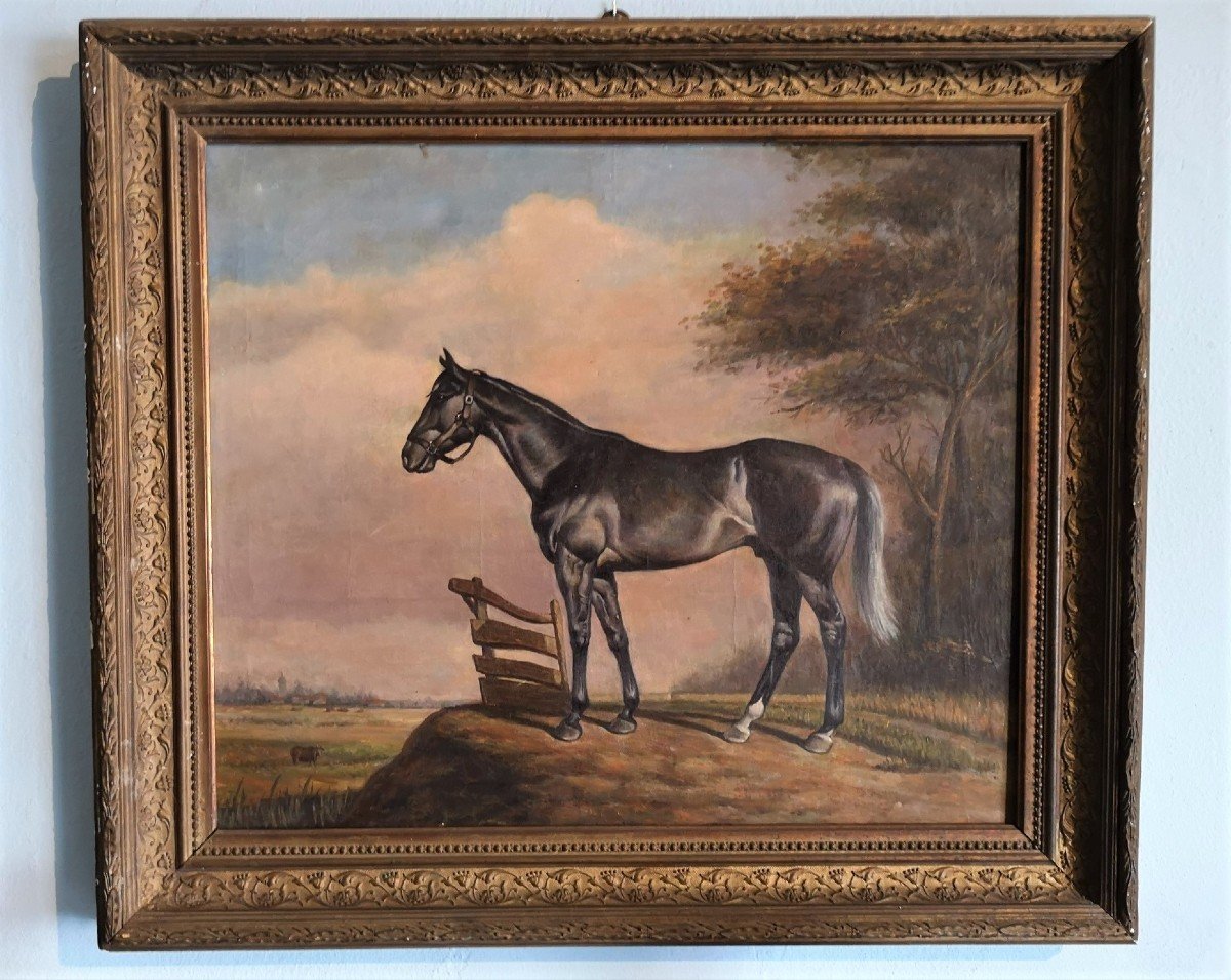 Peinture Représentant Un Cheval