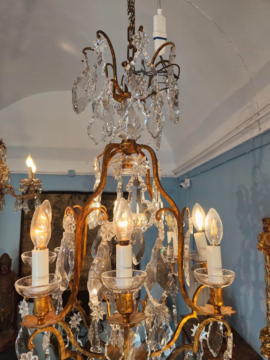 Lustre De Baccarat Avec Certificat De La Maison Baccarat-photo-2