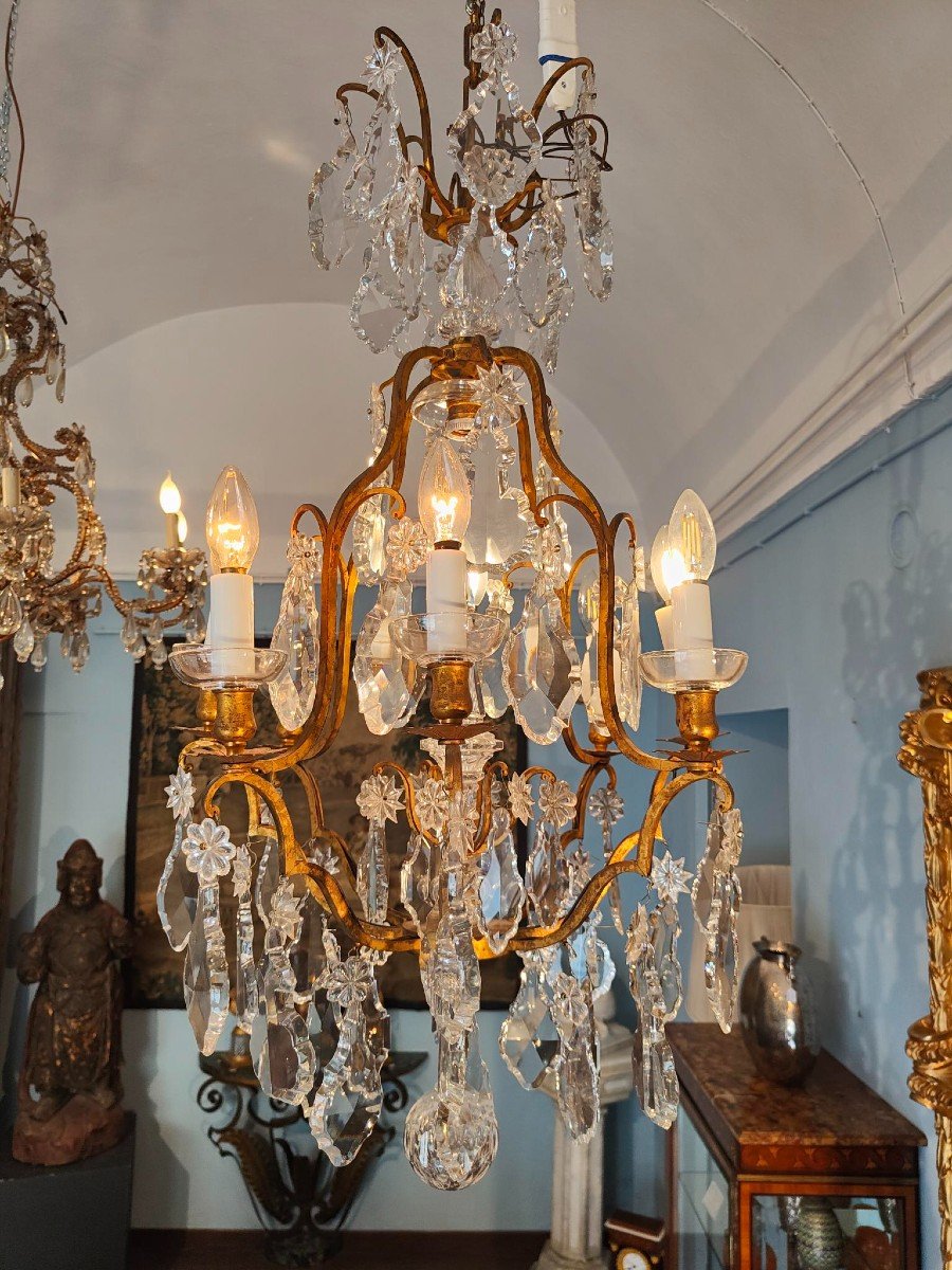 Lustre De Baccarat Avec Certificat De La Maison Baccarat