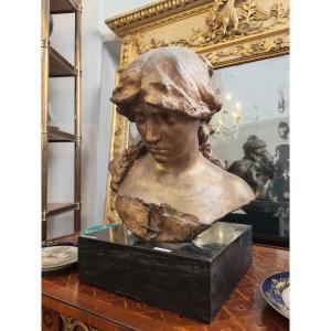 Busto in bronzo di Davide Caladra