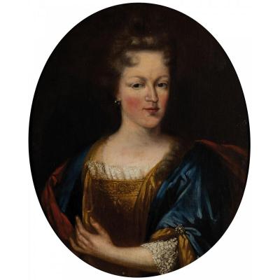Peinture, Portrait De Femme, époque: 700