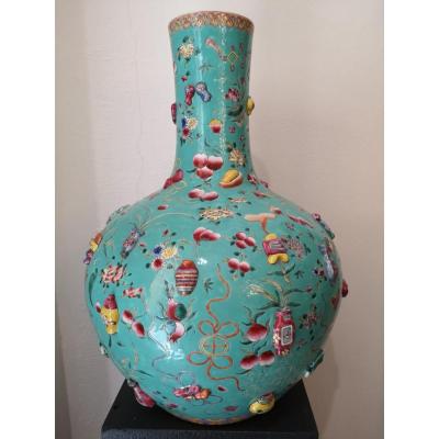  Grand Vase En Porcelaine, Chine