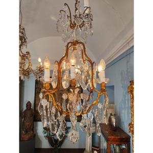 Lustre De Baccarat Avec Certificat De La Maison Baccarat