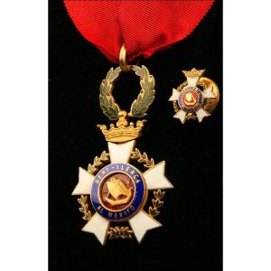 Dert-ilerca Order Of Merit, Neck Cross And Miniature, 1960s
