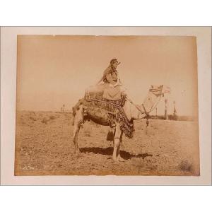 Antique Album With Egypt And Suez Canal Photos By Zangaki Brothers, C. 1890