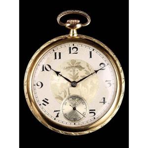Antique 18k Gold Pocket Watch. Switzerland, Circa 1920