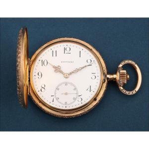 Antique 18k Gold Longines Pocket Watch, Switzerland Circa 1890