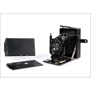 Antique Goerz Tenax III Plate Camera With Zeiss Lens. Germany C.1920