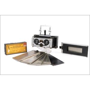 Very Rare Antique Prototype Camera Baudry Isographe Stereo. France, 1938-39