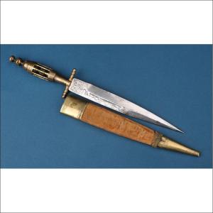 Spain. Antique Lantern Knife. Signed Alcázar Sarrión. Albacete, 1873