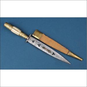 Spain. Antique Knife Made In Albacete. Circa 1850