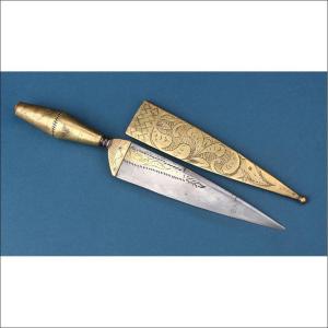 Spain. Antique Andalusian Baroque Knife. Malaga, 18th-19th Century