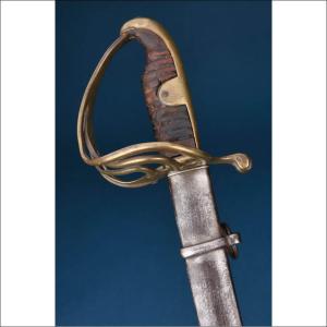 Spain Or Germany. Antique Light Cavalry Sword. C. 1800 To 1825