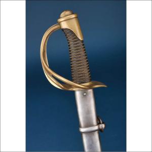 France. Antique Light Cavalry Sword Model 1822. Châtellerault, 1879