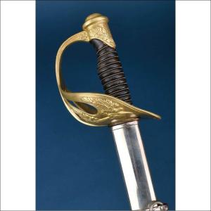 France. Antique Line Cavalry Officer’s Sword. Model 1896