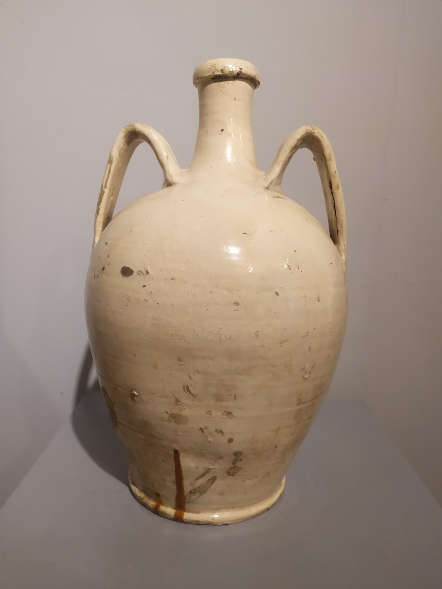 Orcio da olio in maiolica
