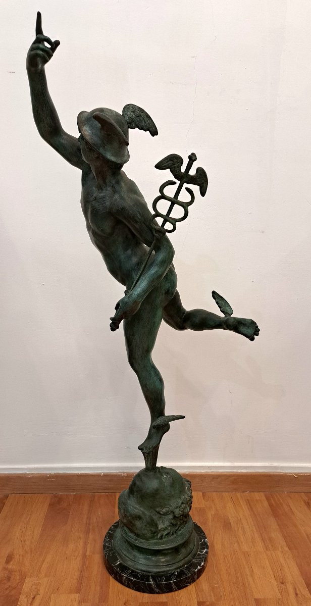Bronzo di Mercurio alato (da Giambologna)-photo-2