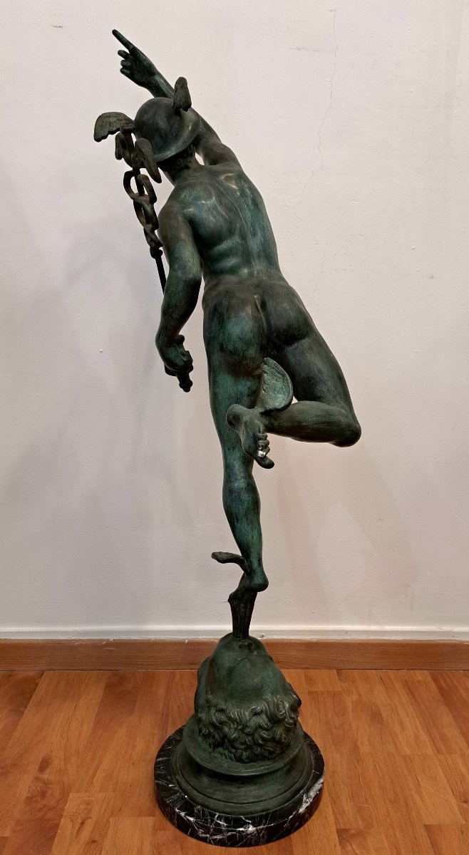 Bronzo di Mercurio alato (da Giambologna)-photo-3