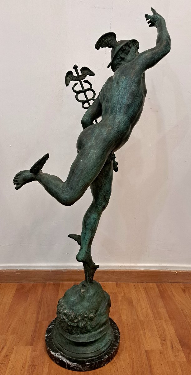 Bronzo di Mercurio alato (da Giambologna)-photo-4