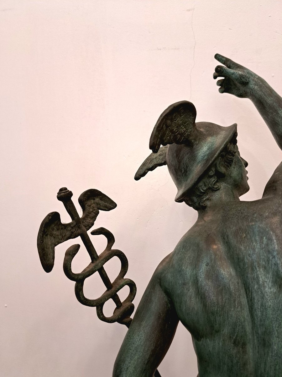 Bronzo di Mercurio alato (da Giambologna)-photo-3
