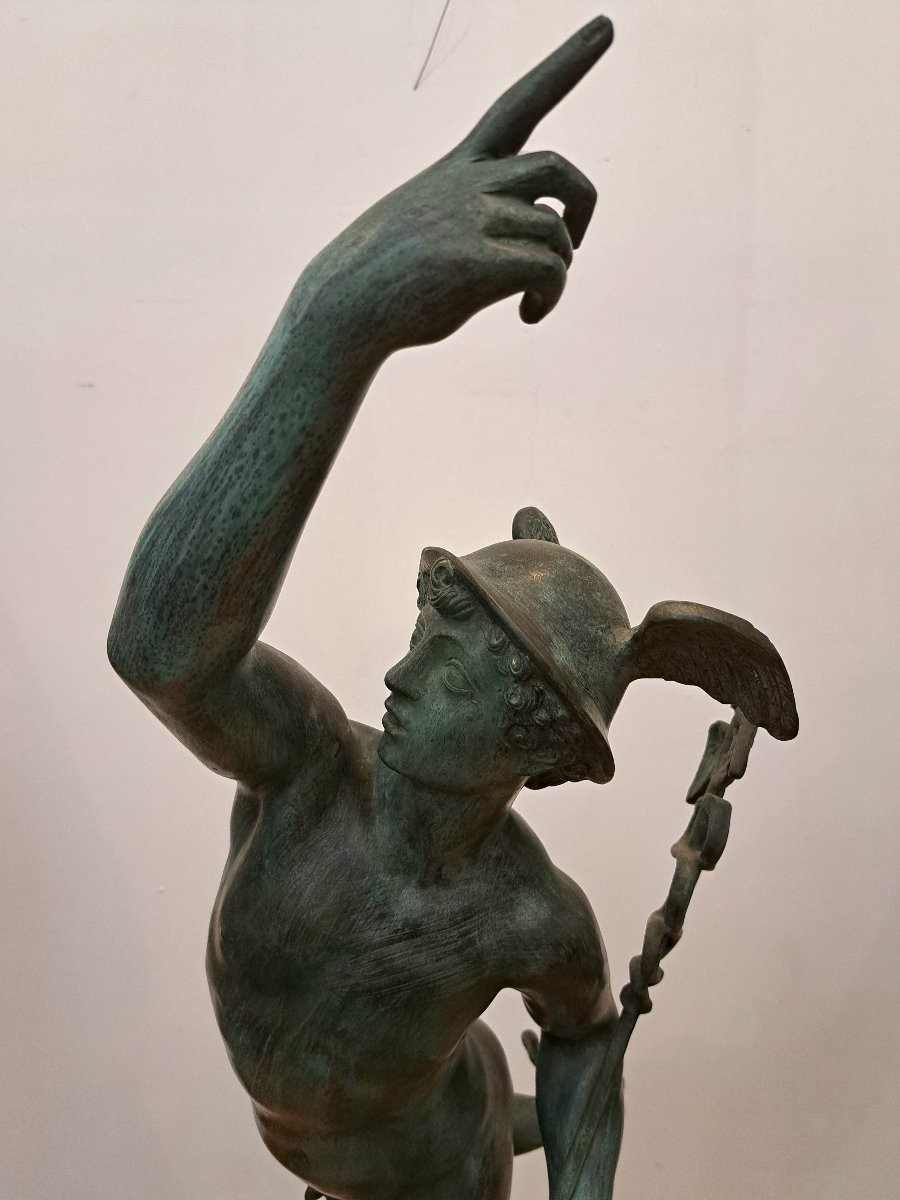 Bronzo di Mercurio alato (da Giambologna)-photo-4