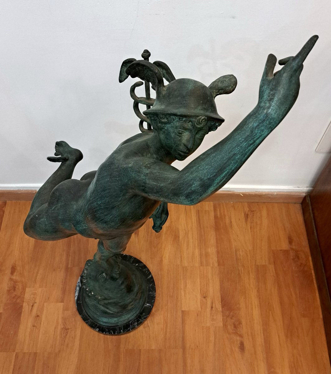 Bronzo di Mercurio alato (da Giambologna)-photo-5