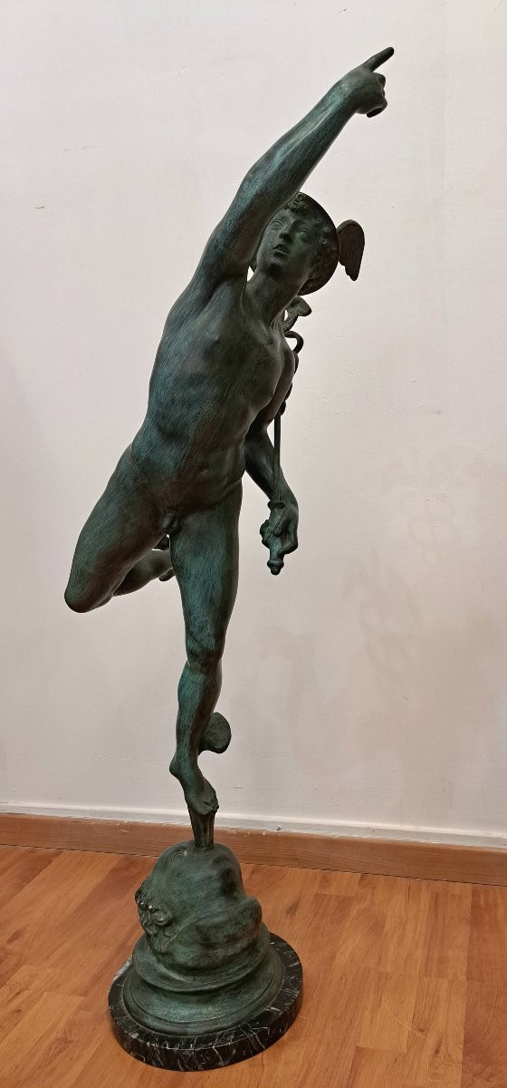Bronzo di Mercurio alato (da Giambologna)-photo-6