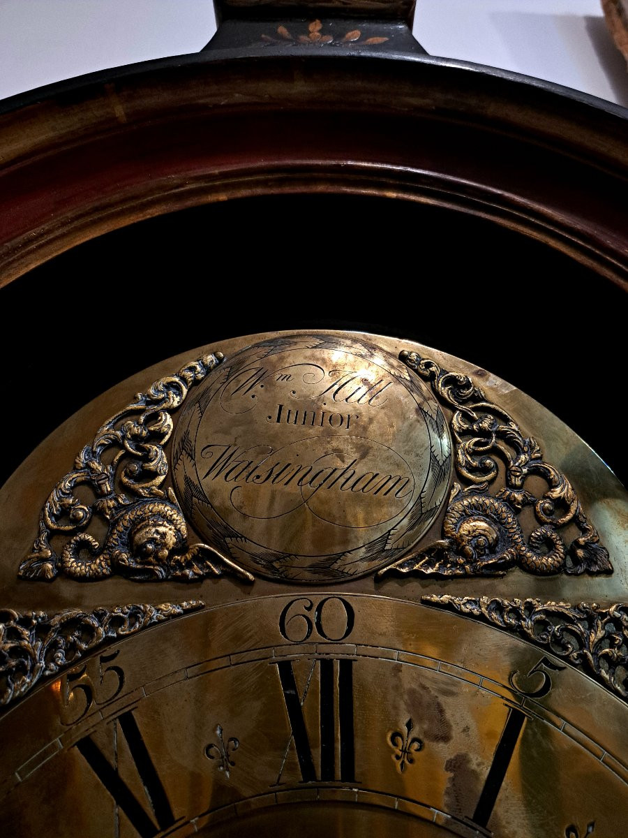 Orologio a colonna a "chinoiserie"-photo-4