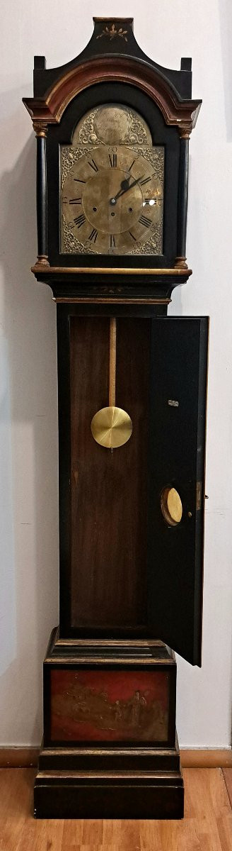 Orologio a colonna a "chinoiserie"-photo-2