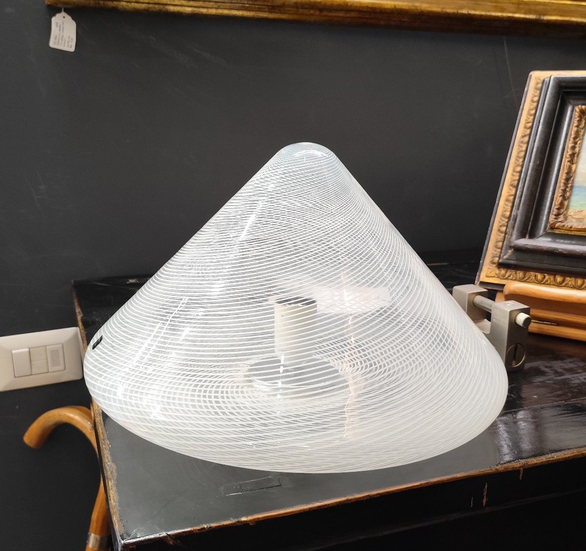 Plafoniera da soffitto o da parete - I3 Murano anni '70-photo-1