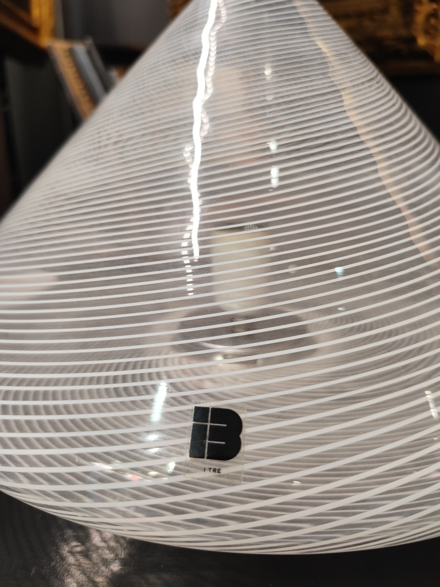 Plafoniera da soffitto o da parete - I3 Murano anni '70