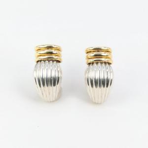 Oj Perrin Yellow Gold Silver Earrings