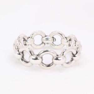 Hermes Vintage Silver Frontail Bracelet
