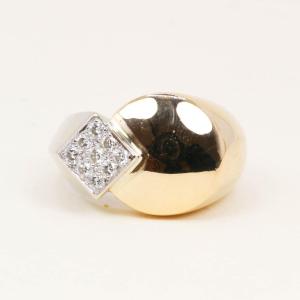 Fred Two-tone Diamond Ring