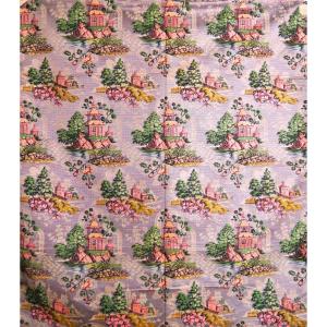Tissu Louis XVI à Décor De Pagodes