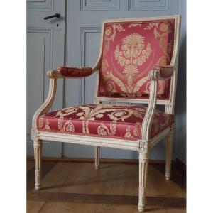 A Louis XVI Armchair By Boulard From The Palais De Fontainebleau