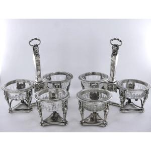 An Empire Period Silver Table Set, Early 19th Century