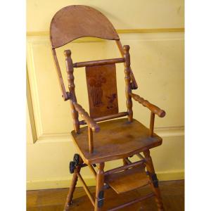 A Transformation High Chair For Children, Circa 1950