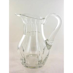 Water Pitcher In Cut Crystal, Saint Louis, Cerdagne Model