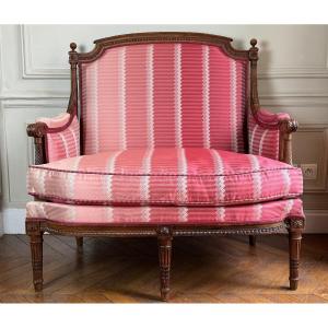 A Louis XVI Marquise Stamped Sené