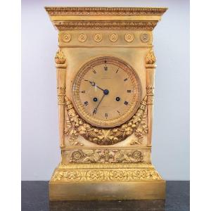 A Large Empire Style Borne Clock, Early 19th Century