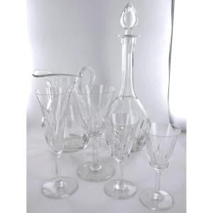A Saint Louis Crystal Service For 12 People, Cerdagne Model