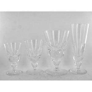 A Saint Louis Glass Service, Jersey Model