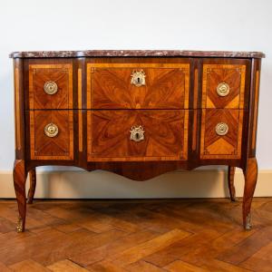 Transitional Chest Of Drawers, 18th Century