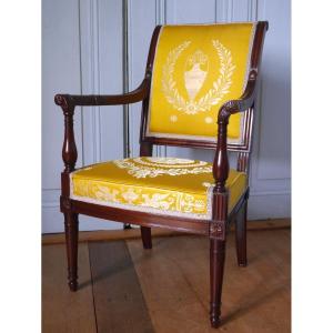 A Mahogany Child's Armchair From The Consulate Period, 19th Century