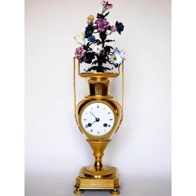 Vase Shaped Clock, Directoire Period, 18th Century