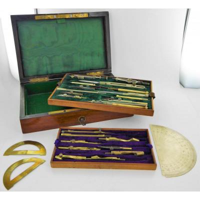 Box Of Architect, Napoleon III, 19th Century