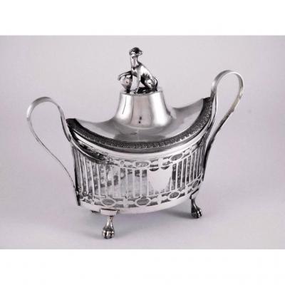 Silver Bonbonniere, Empire Period, Shaped Like A Shuttle